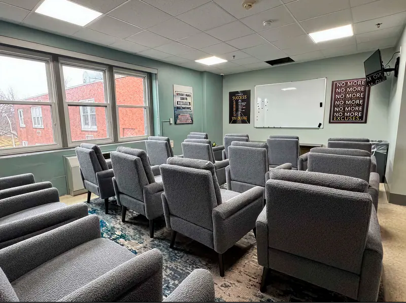 Group therapy room